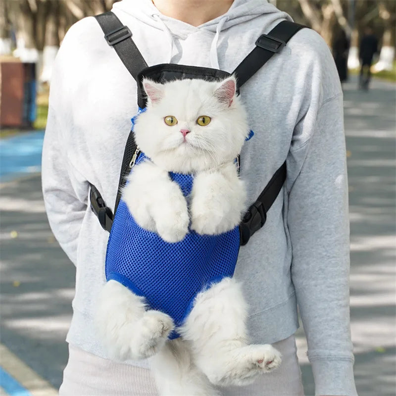 Sac de Transport Chat - PetExplorer™ - Bleu