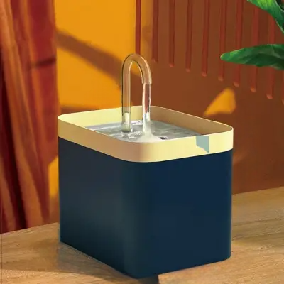 Fontaine A Eau Chat - Ultra-QuietCatWaterFountain™ - Bleu marine