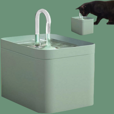 Fontaine A Eau Chat - Ultra-QuietCatWaterFountain™ - Vert