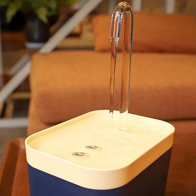 Fontaine A Eau Chat - Ultra-QuietCatWaterFountain™ - Bleu marine