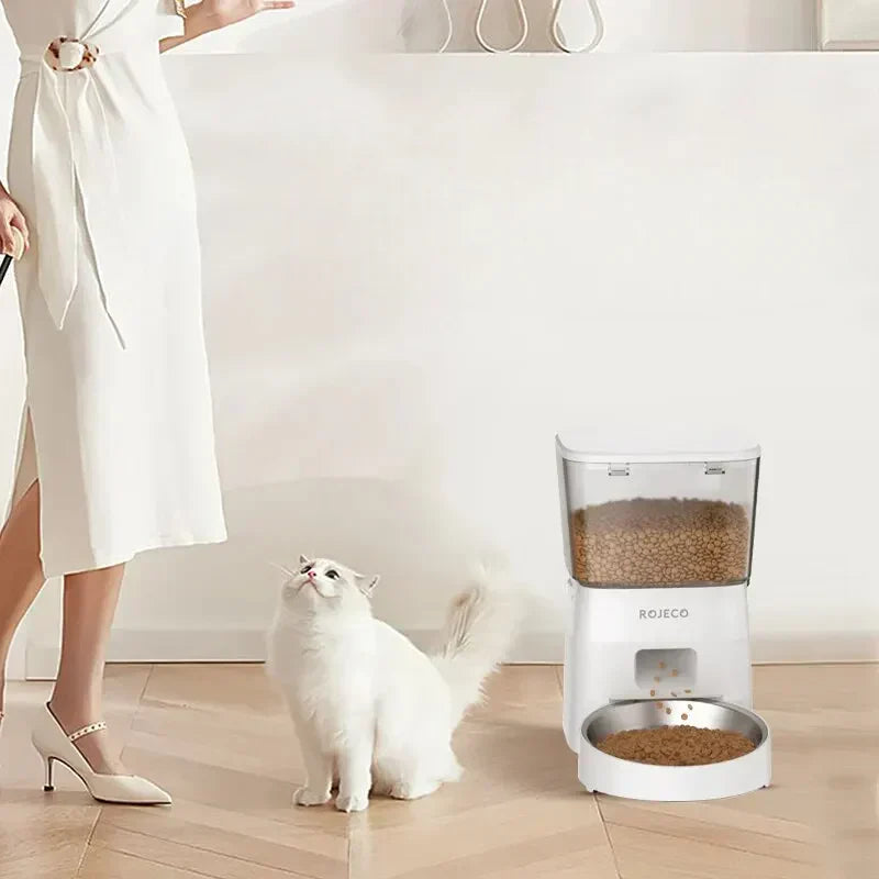 Distributeur Croquettes - AutomaticPetFeeder™ - Blanc