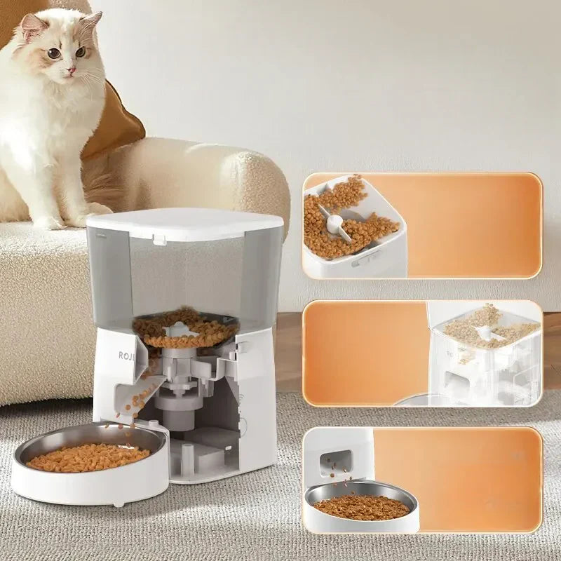 Distributeur Croquettes - AutomaticPetFeeder™ - Blanc